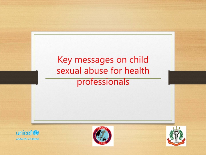 key messages on child sexual abuse for health