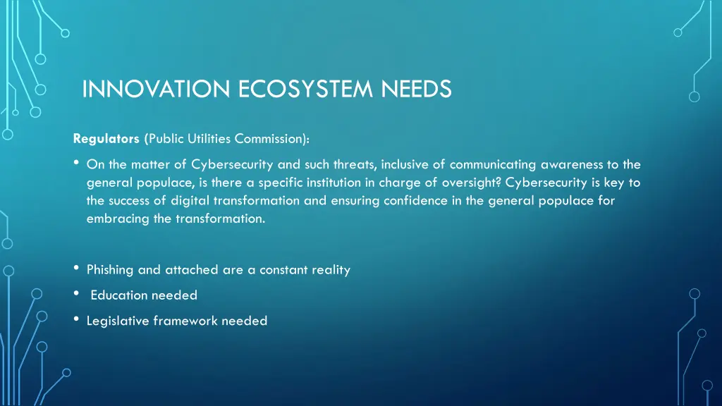 innovation ecosystem needs 1