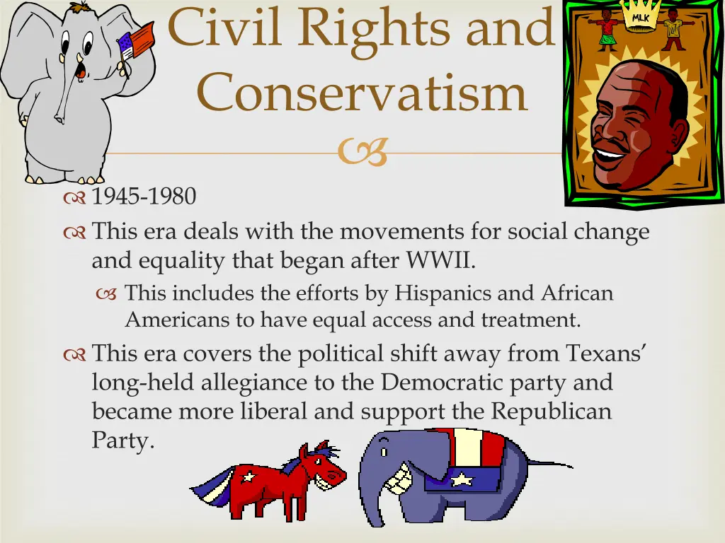 civil rights and conservatism