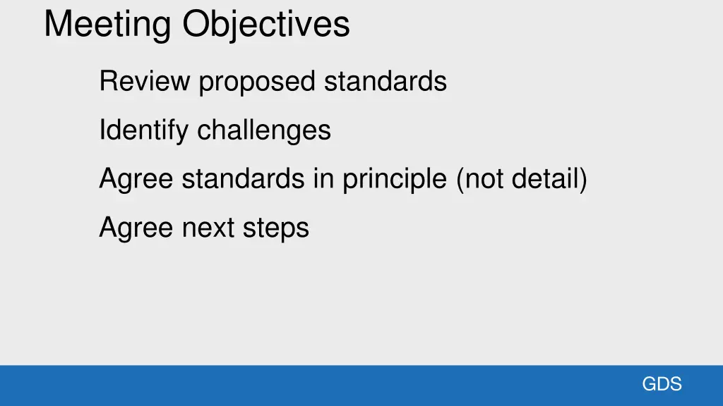 meeting objectives