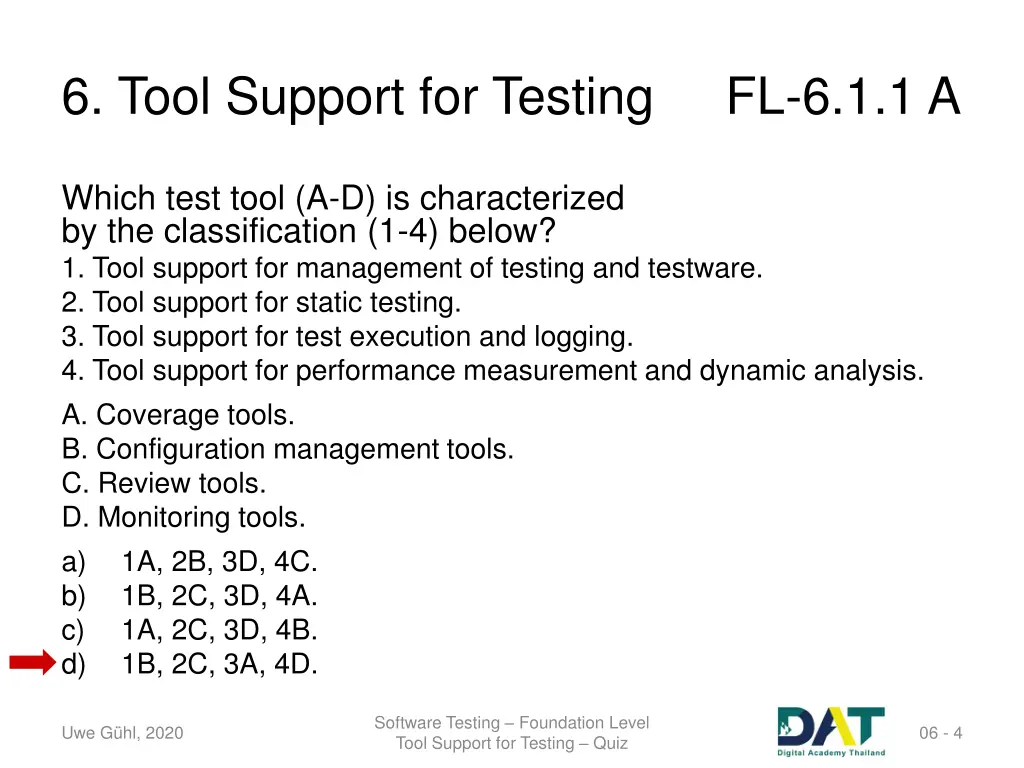 6 tool support for testing 1