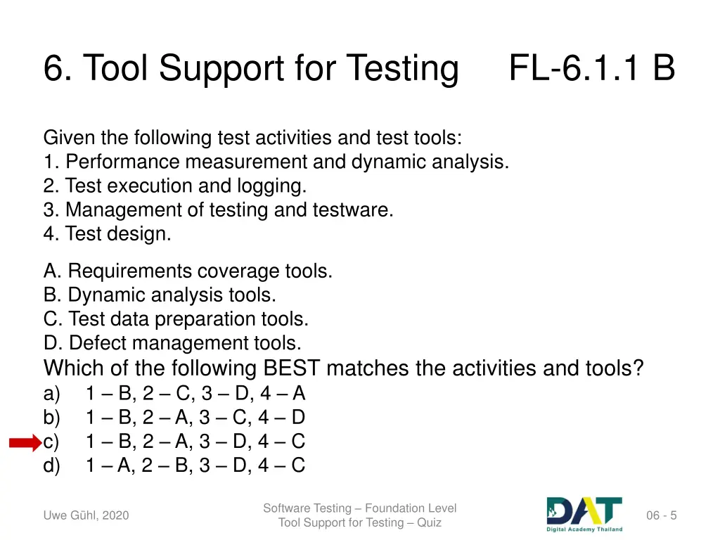 6 tool support for testing 2