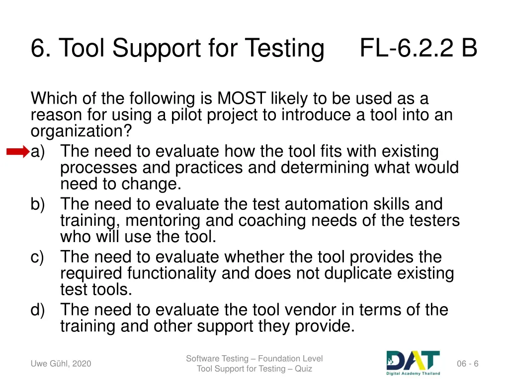 6 tool support for testing 3