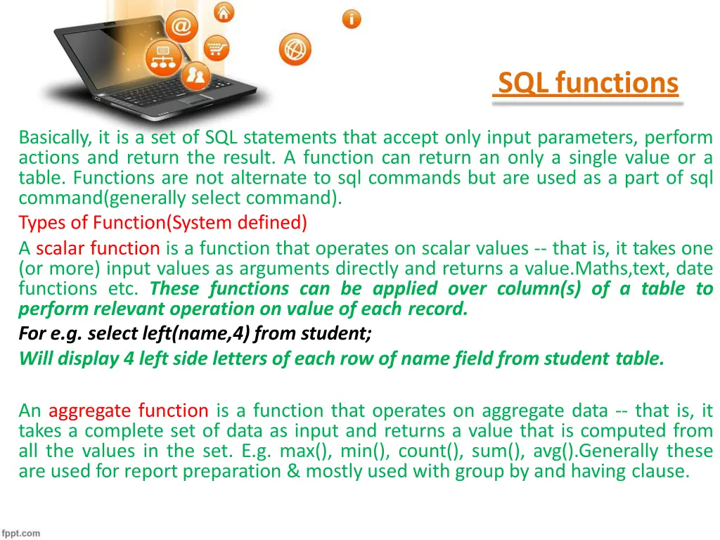 sql functions 1