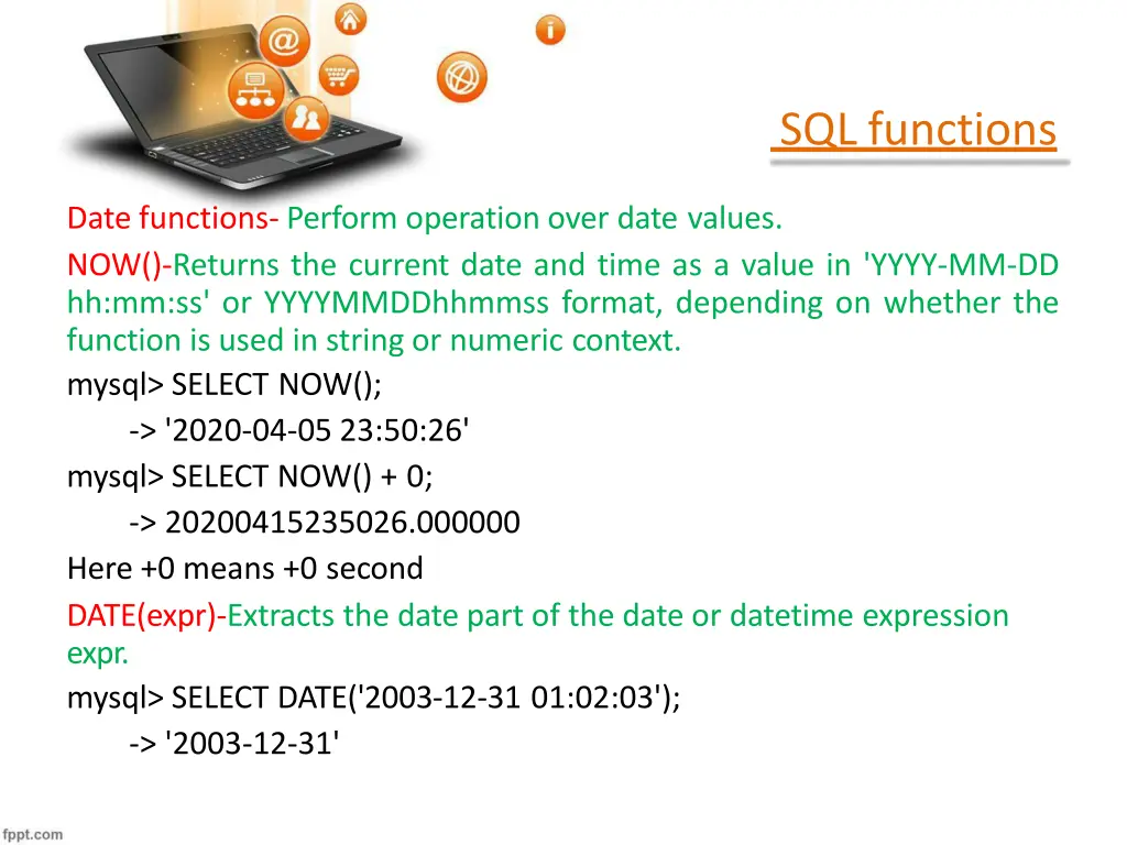 sql functions 10