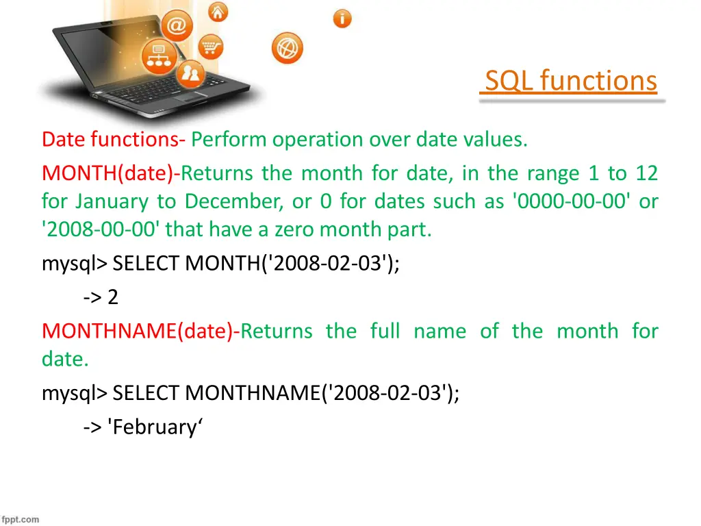 sql functions 11