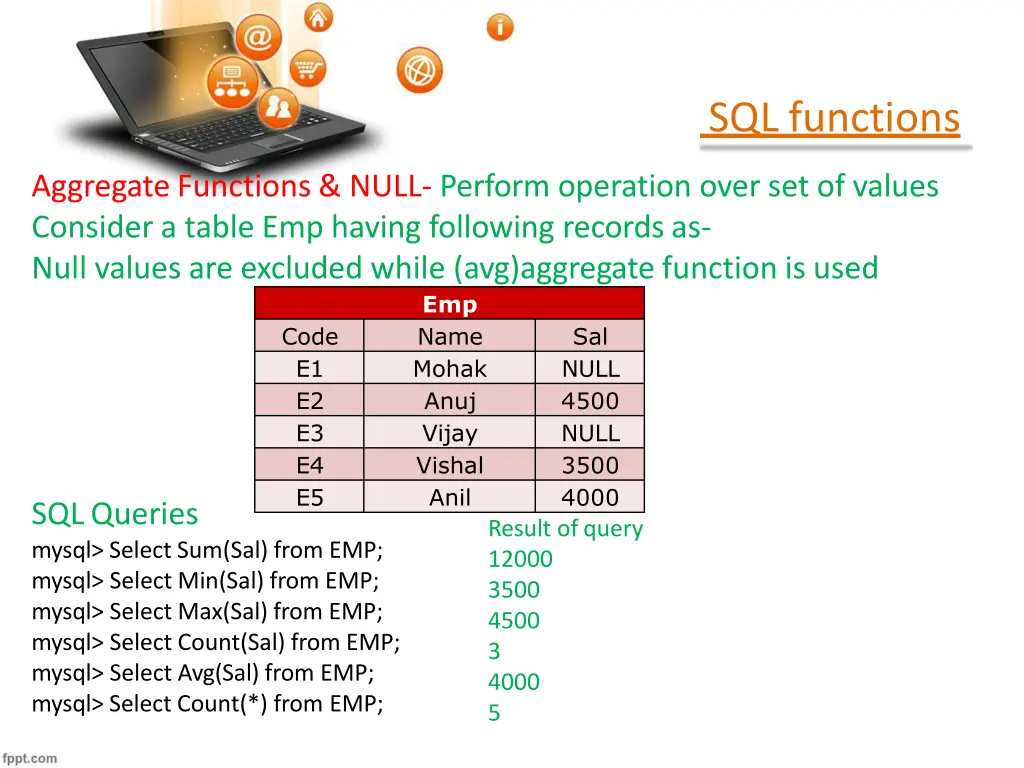 sql functions 13