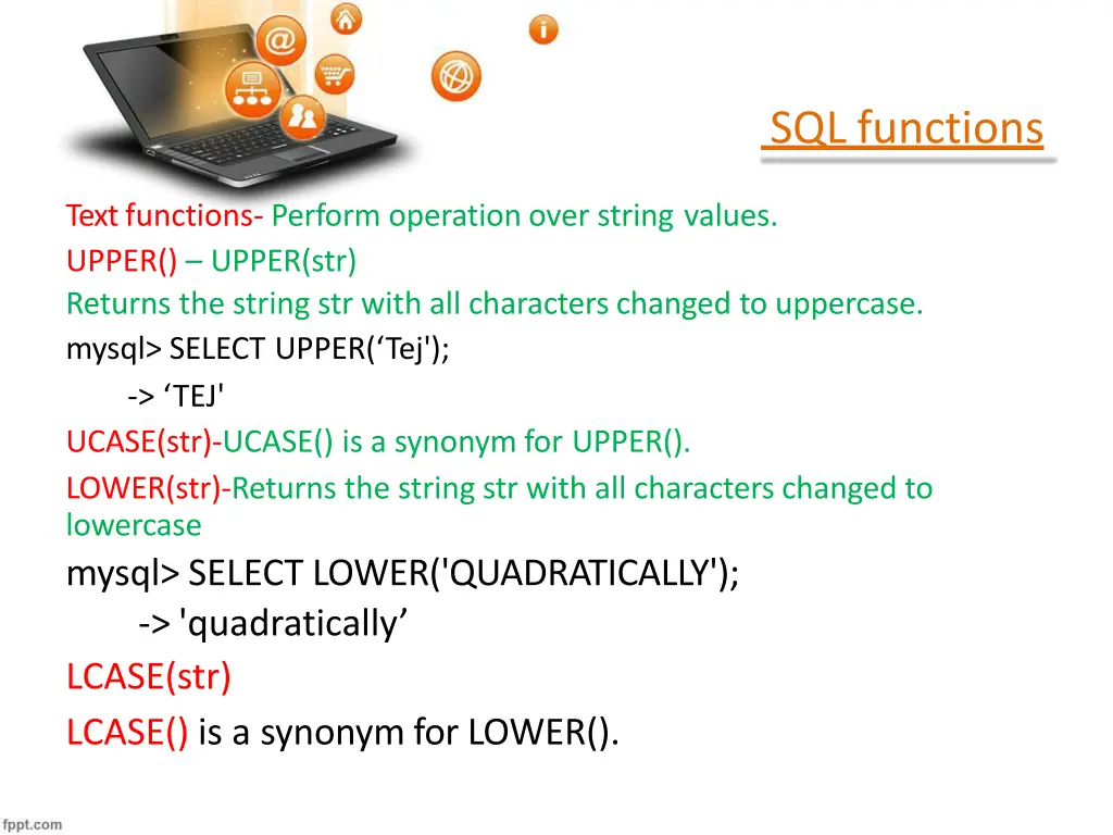 sql functions 5