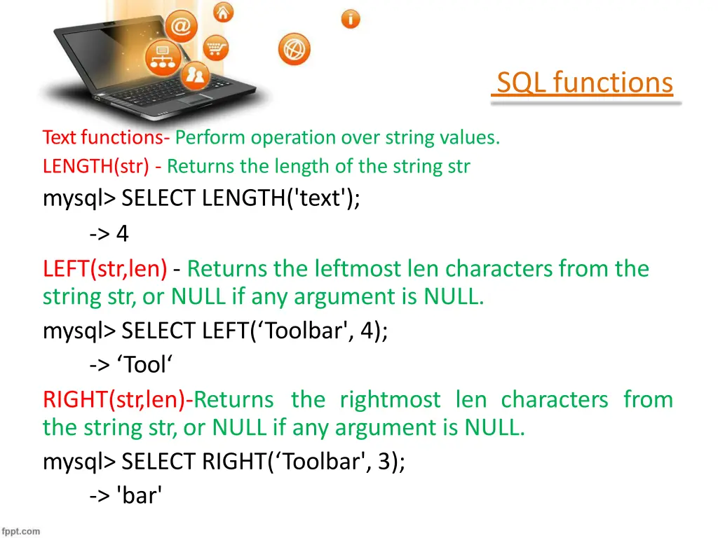 sql functions 7