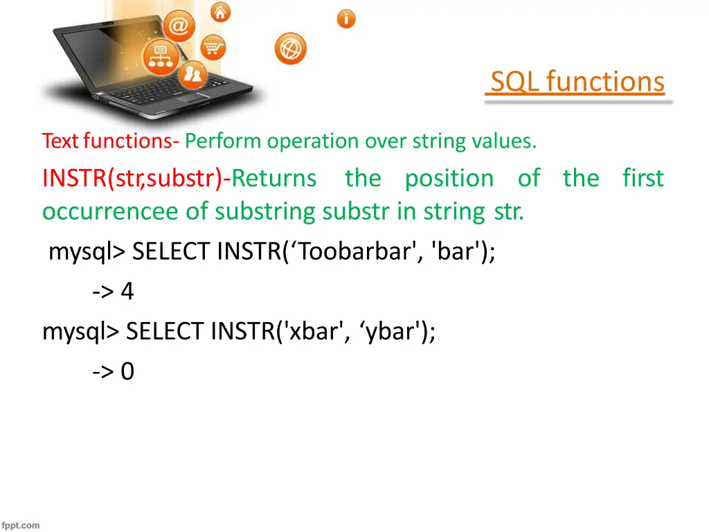 sql functions 8