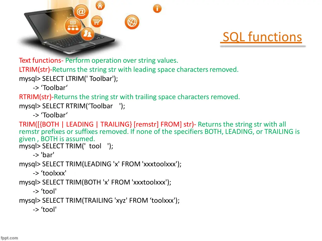 sql functions 9