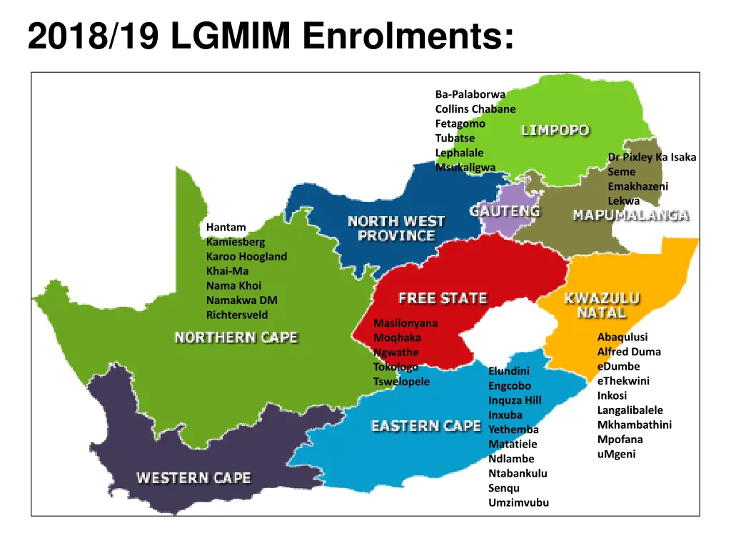 2018 19 lgmim enrolments