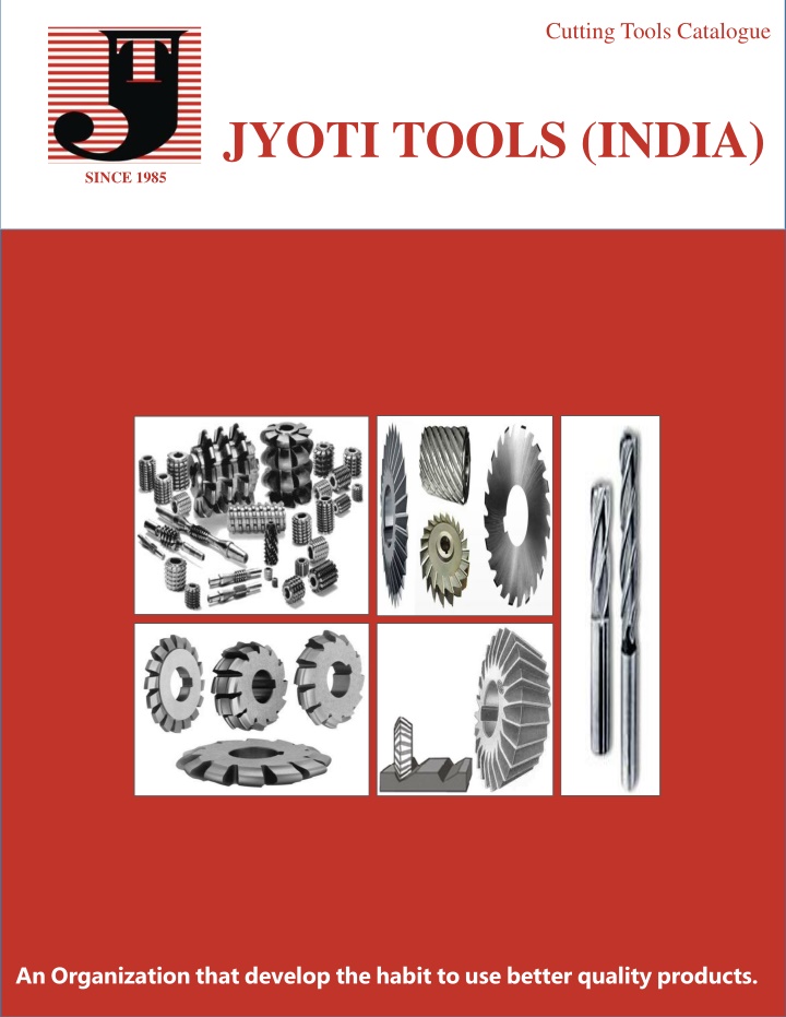 cutting tools catalogue