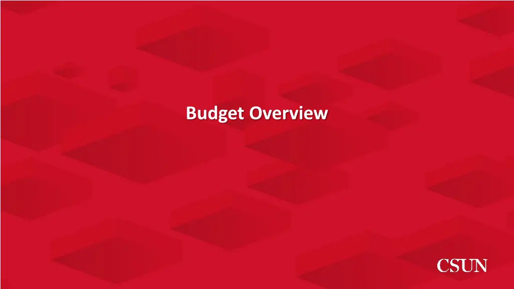 budget overview