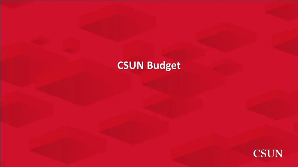 csun budget