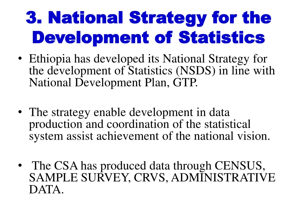 3 national strategy for the 3 national strategy