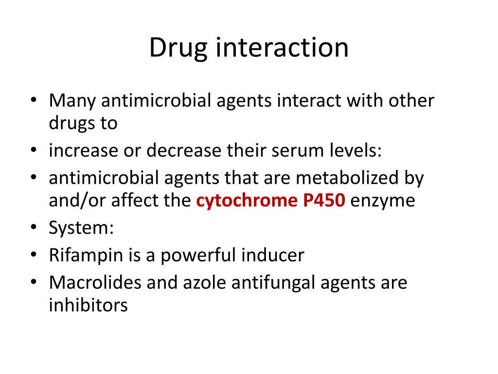 drug interaction