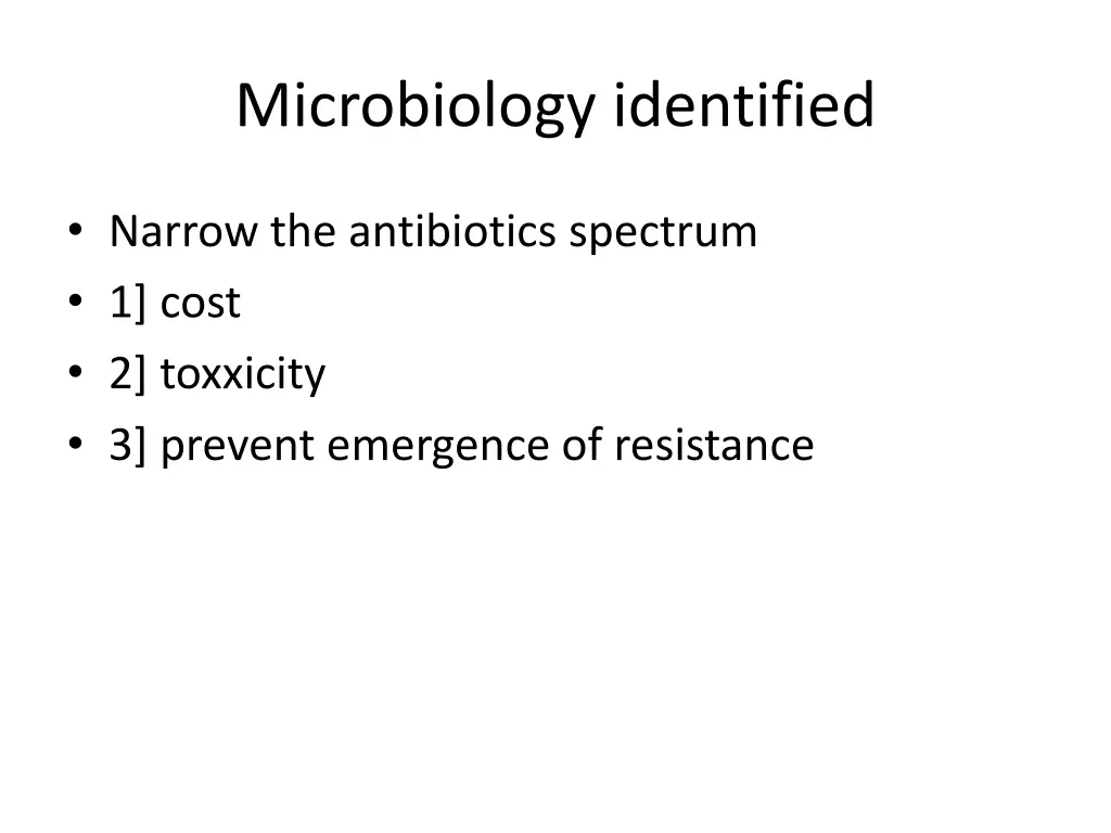 microbiology identified