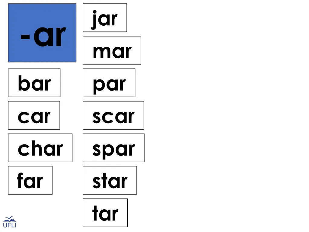 jar mar par scar spar star tar