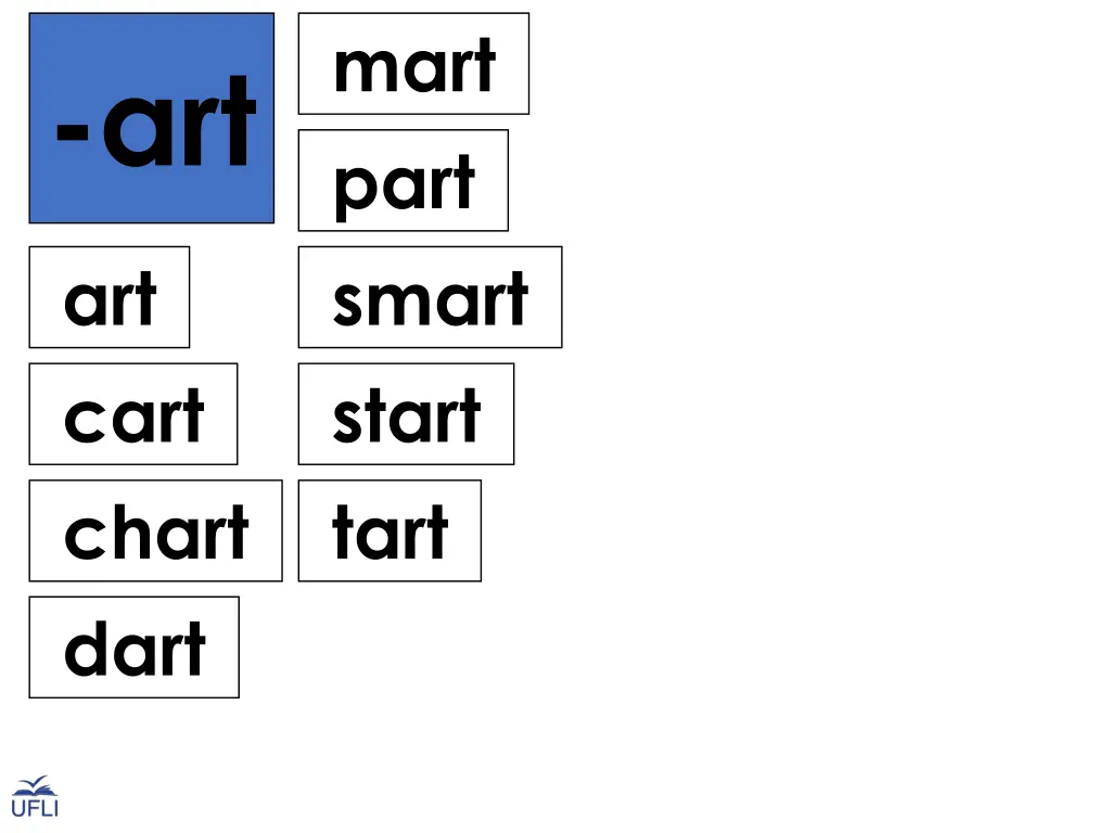 mart part smart start tart