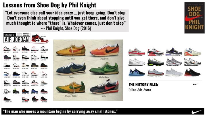 lessons from shoe dog by phil knight let everyone