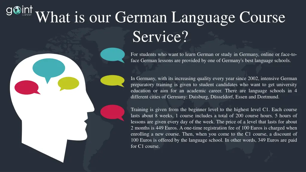 what is our german language course service