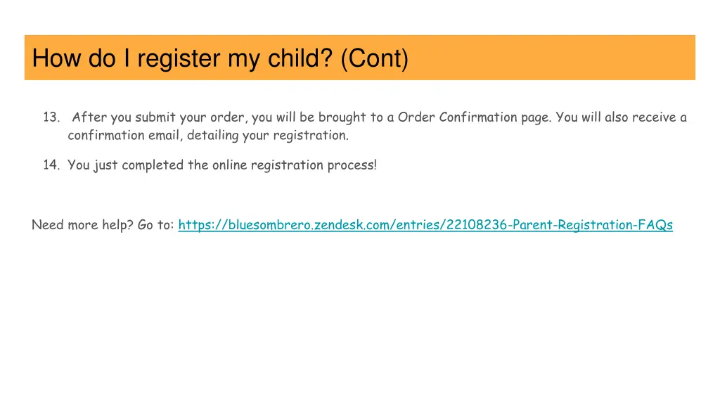 how do i register my child cont 1