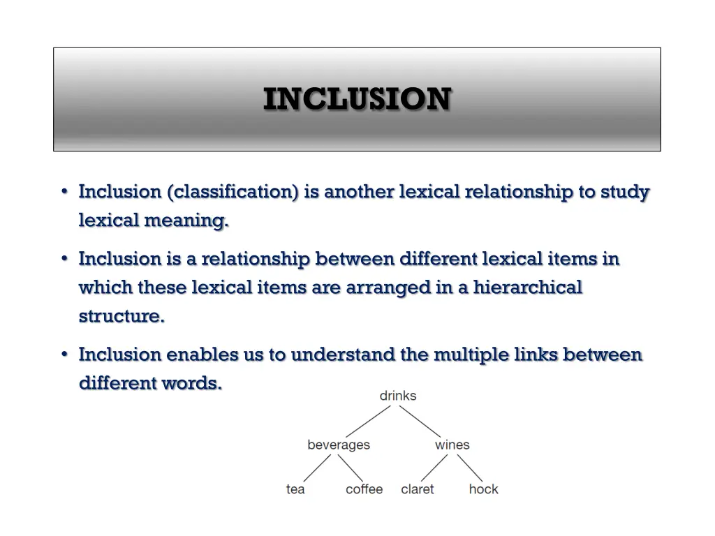 inclusion