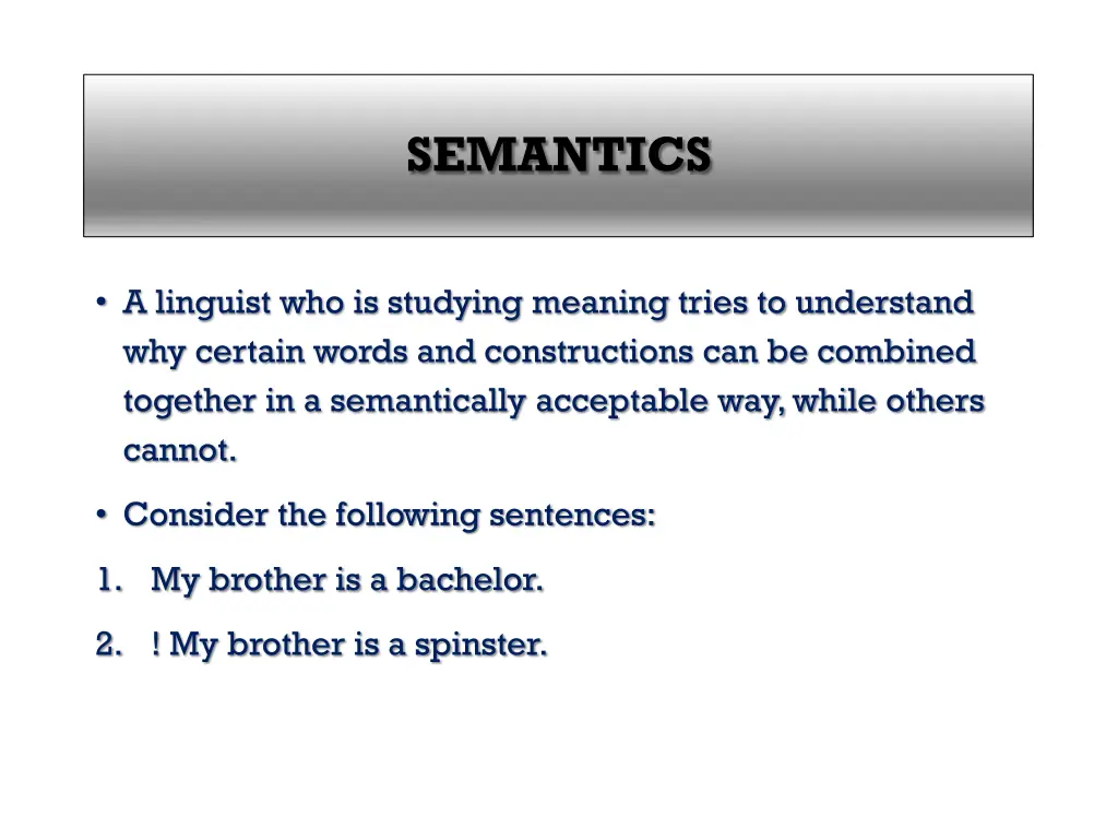 semantics 1