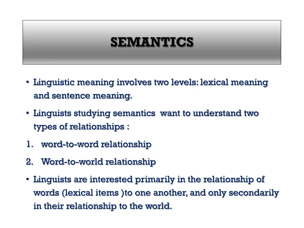 semantics 3