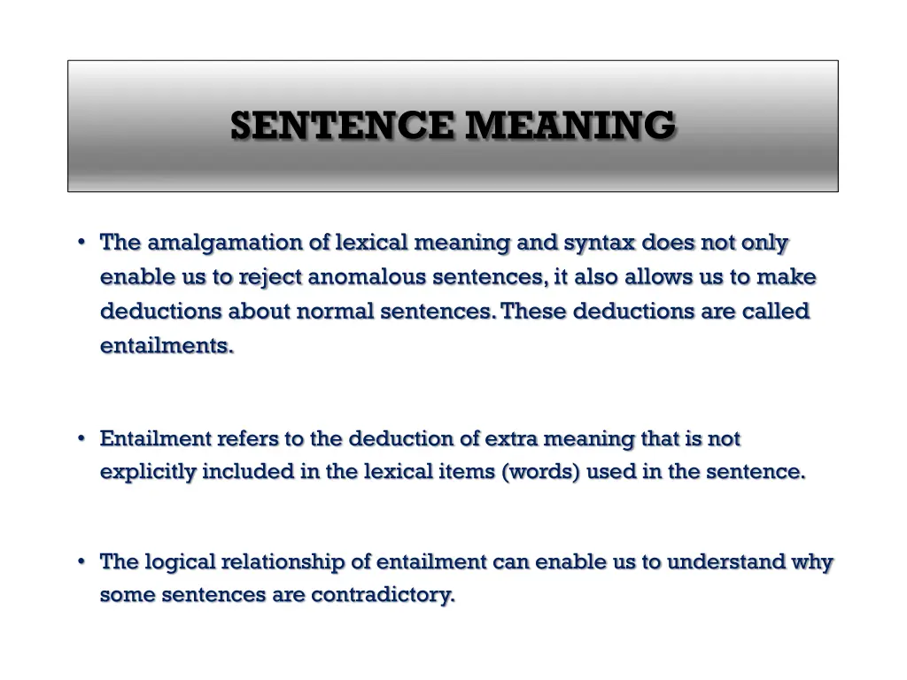 sentence meaning 1