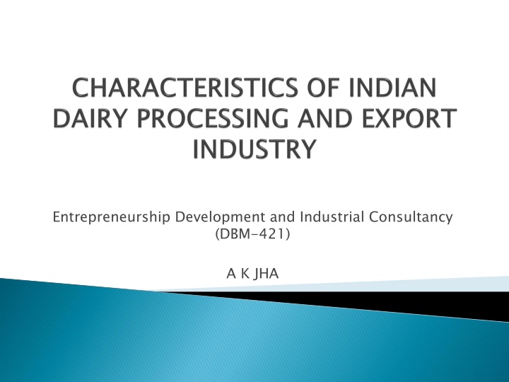 entrepreneurship development and industrial