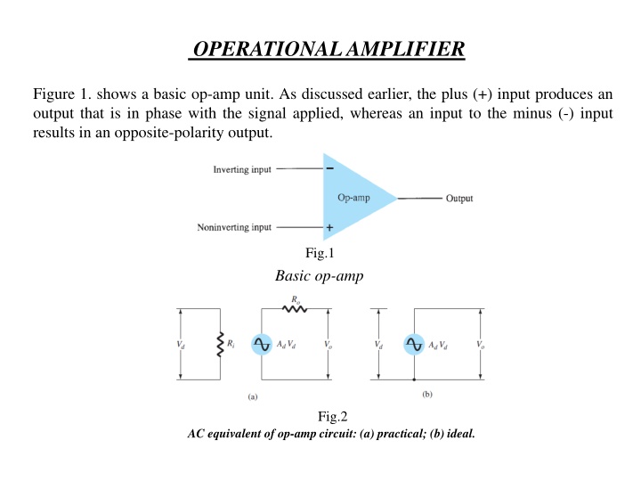 operational amplifier