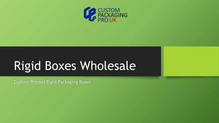 rigid boxes wholesale