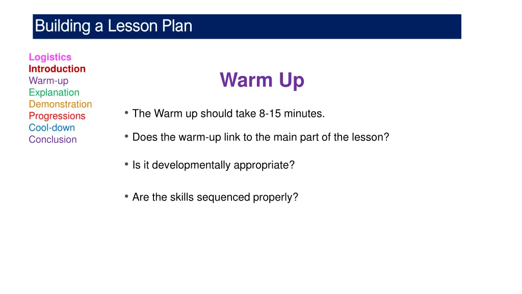 building a lesson plan building a lesson plan 4