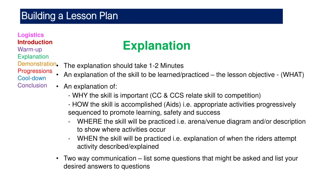 building a lesson plan building a lesson plan 7