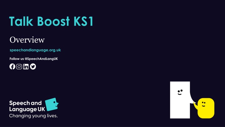 talk boost ks1