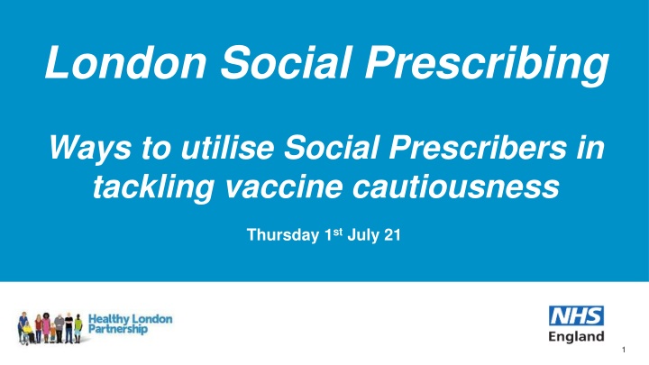 london social prescribing