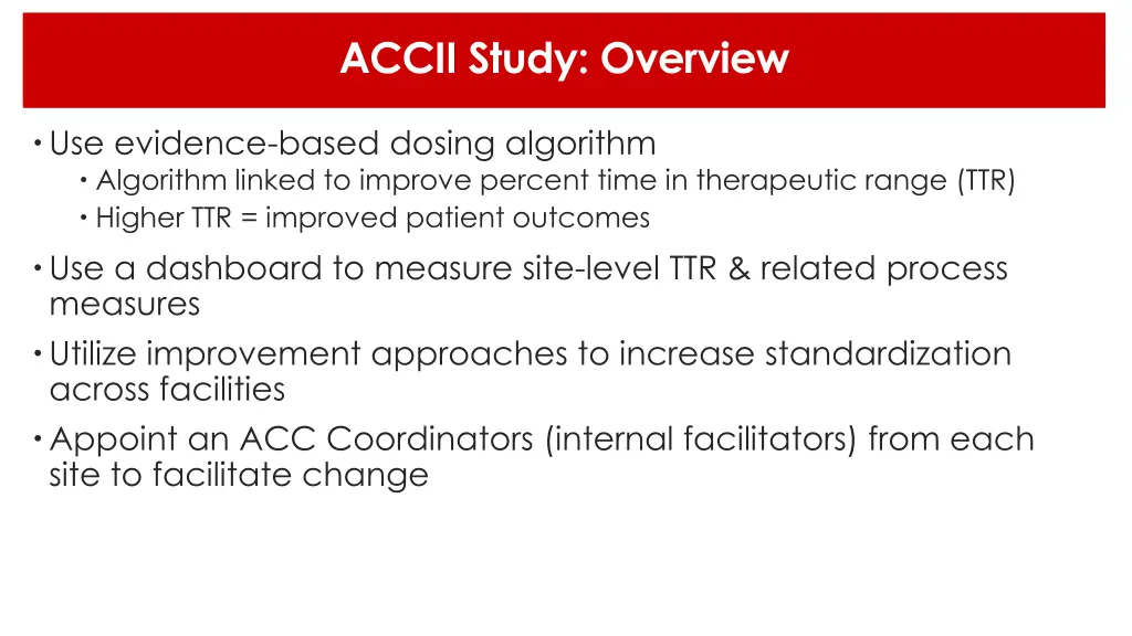 accii study overview