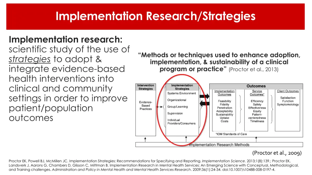 implementation research strategies