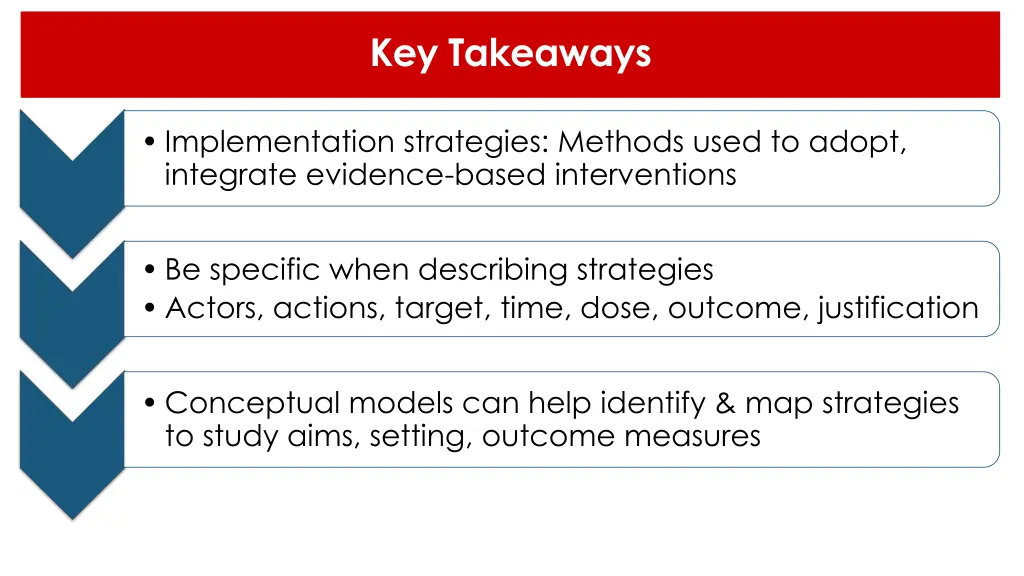 key takeaways