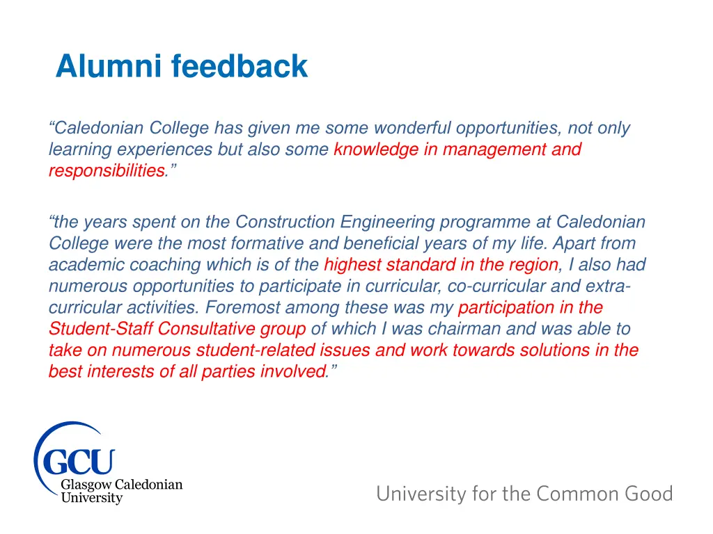 alumni feedback 1