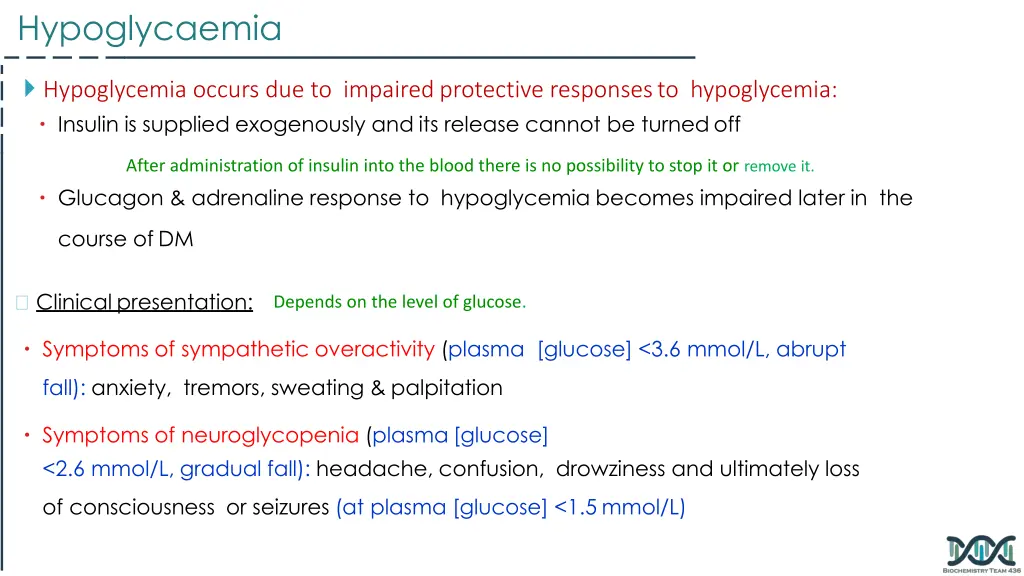 hypoglycaemia 1