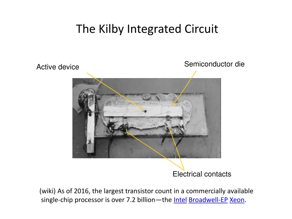 the kilby integrated circuit