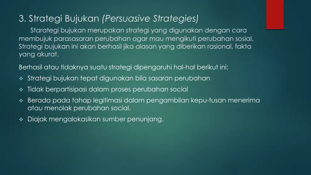 3 strategi bujukan persuasive strategies