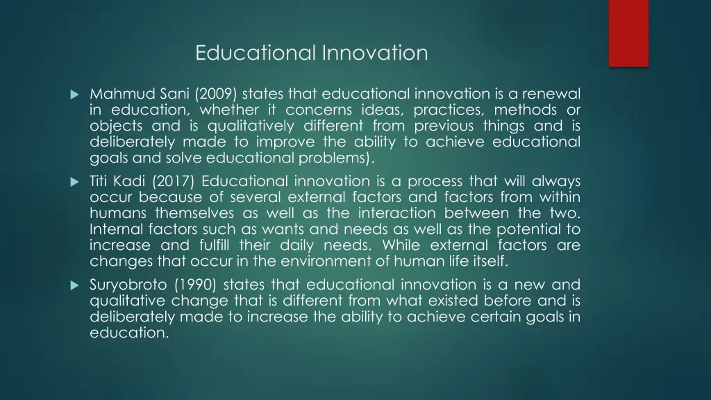 educational innovation 1