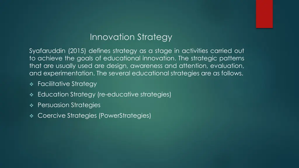 innovation strategy