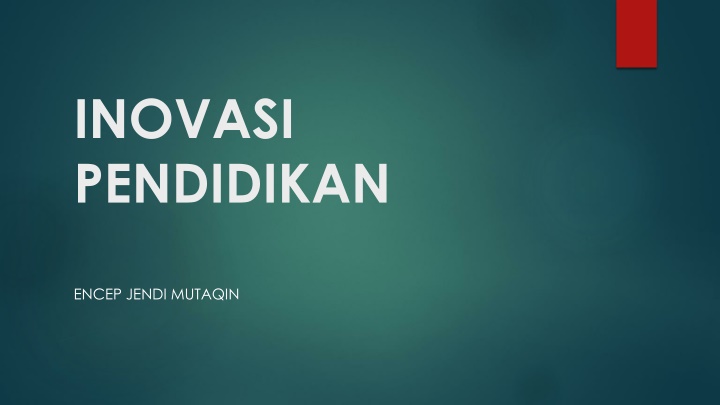 inovasi pendidikan