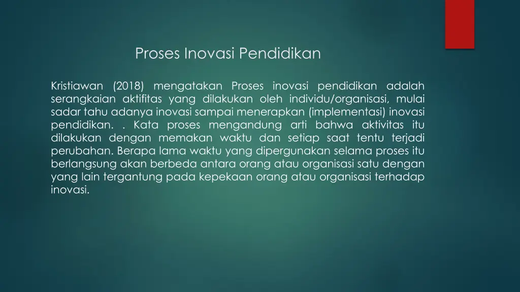 proses inovasi pendidikan