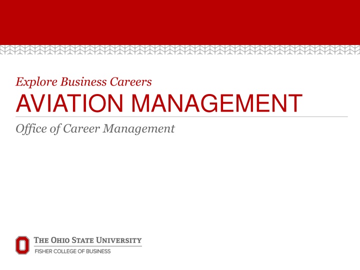 explore business careers aviation management